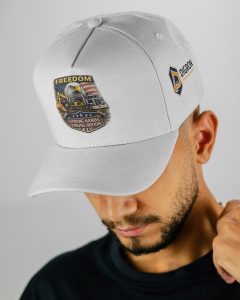 “Strong Hands Strong Nation” Branded Cap White